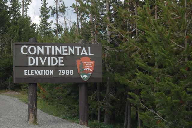 Continental Divide sign